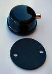 Black Powder Coated Round Dome Tom Lug with Gasket